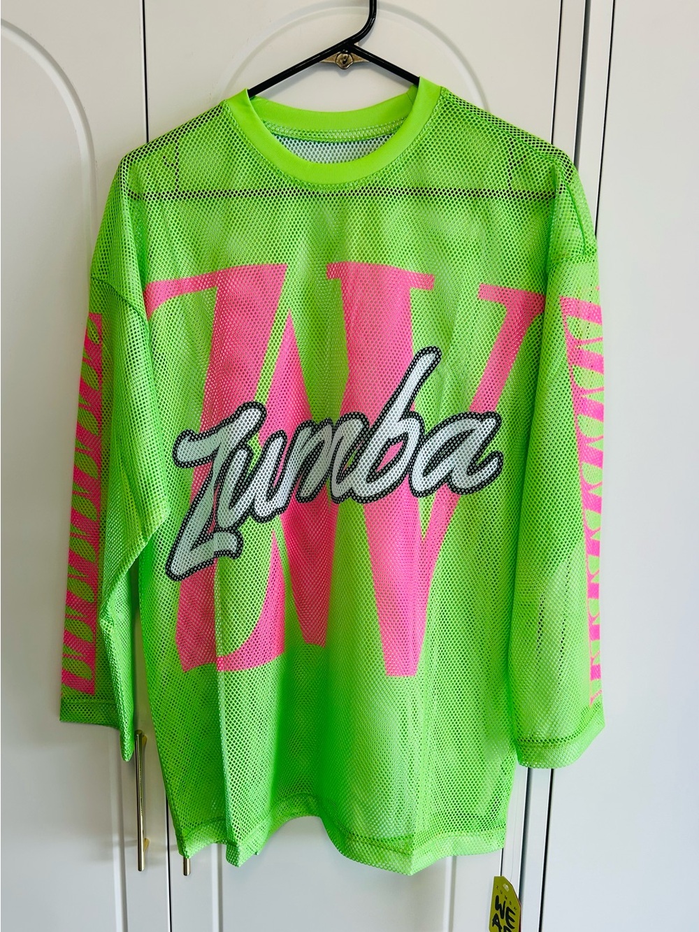 Zumba Dale Z oversized  mesh top